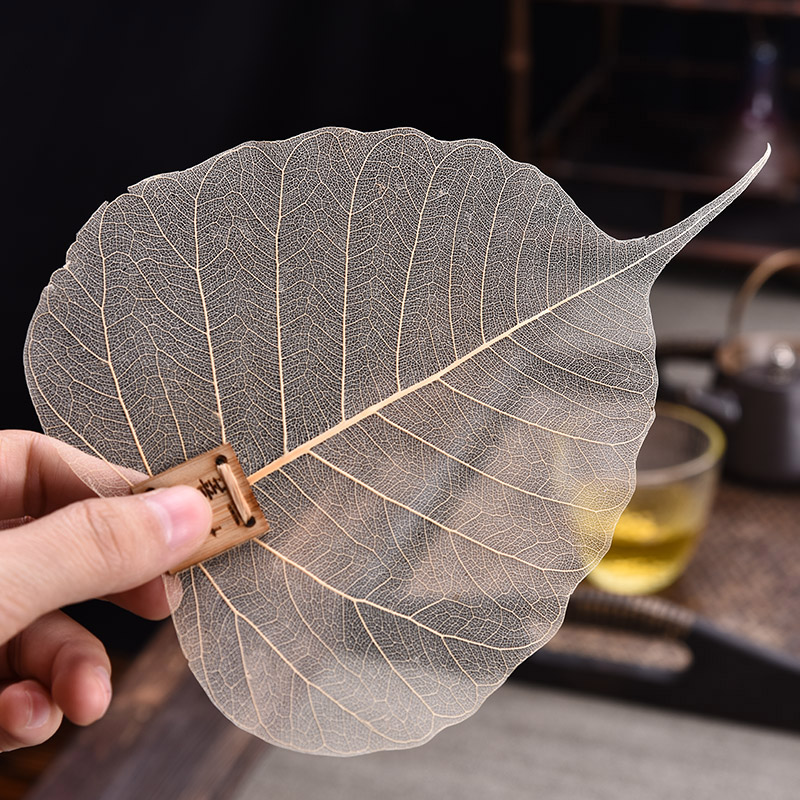 Ситечко для чая "лист бодхи", натуральный лист