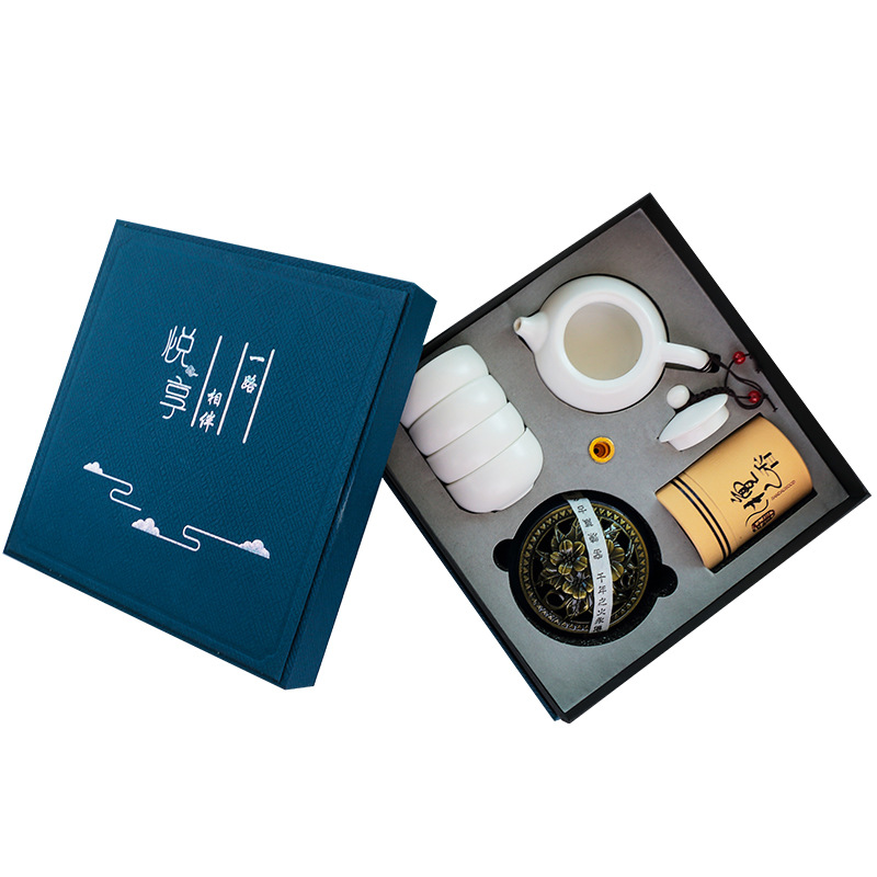 Медитационный комплект: чайный сервиз с благовониями