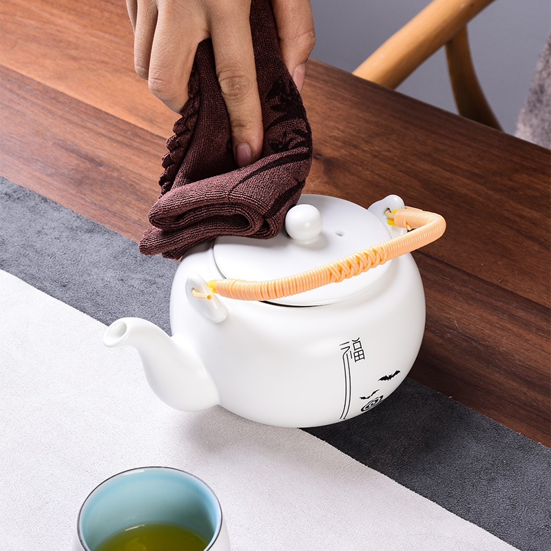 Чайный сервиз Шен Цзы, плетеная ручка